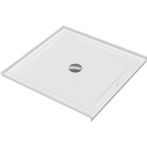 Duravit Architec 36 x 36 Shower Base with Single Threshold and 3-12 Center Drain