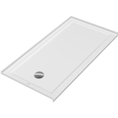 Duravit Architec 60 x 30 Shower Base with Single Threshold and 3-12 Left Drain