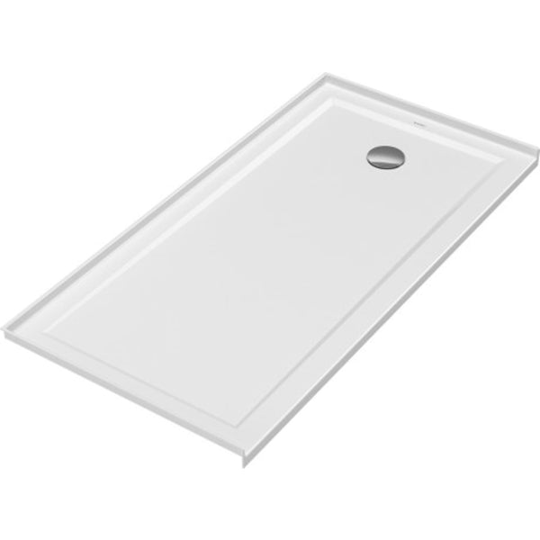 Duravit Architec 60 x 30 Shower Base with Single Threshold and 3-12 Right Drain