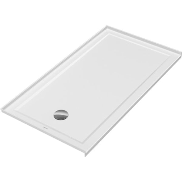 Duravit Architec 60 x 32 Shower Base with Single Threshold and 3-12 Left Drain