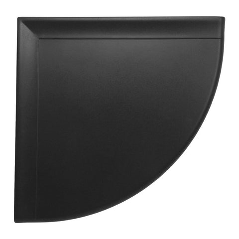 9" Wall Mounted Corner Shelf - Graphite Black