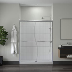 Cove Frameless S-Cut Sliding Tub and Shower Doors