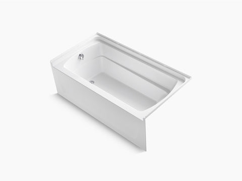 Ensemble 60 x 32 bath with left-hand drain