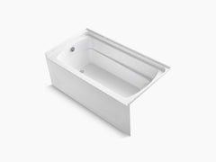 Ensemble 60 x 32 bath with left-hand above-floor drain