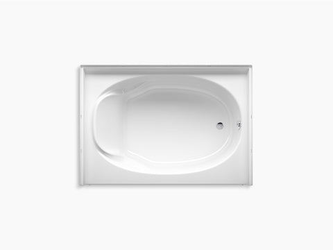 Ensemble 60 x 42 bath with right-hand above-floor drain