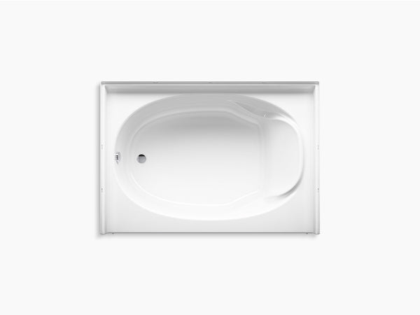 Ensemble 60 x 42 bath with left-hand above-floor drain