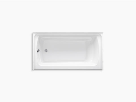 Ensemble 60 x 32 bath with left-hand drain