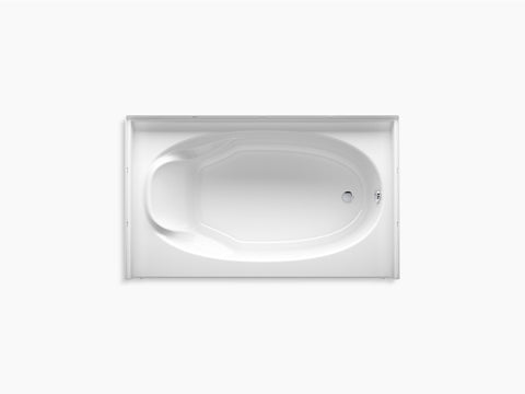 Ensemble 60 x 36 bath with right-hand above-floor drain