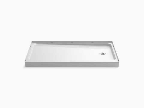 Ensemble 60 x 32 shower base with right-hand drain