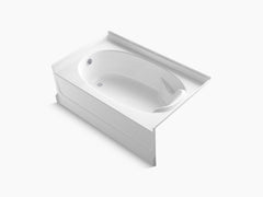 Ensemble 60 x 36 bath with left-hand above-floor drain