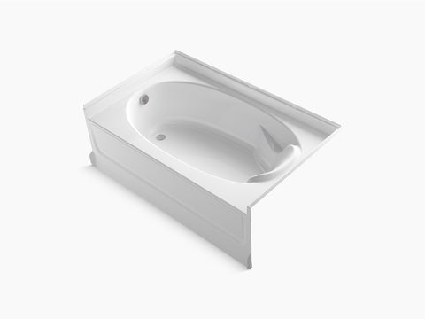 Ensemble 60 x 36 bath with left-hand above-floor drain and access panel