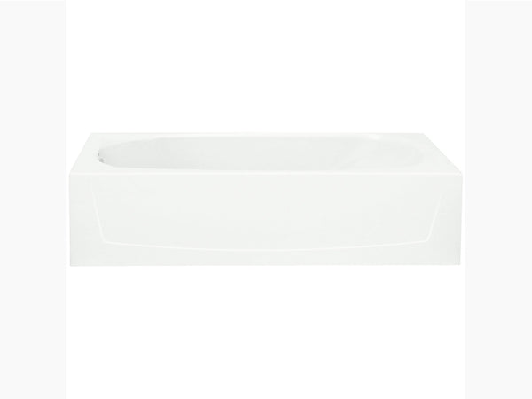 Performa 60 x 29 bath with above-floor drain and left-hand drain