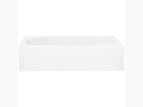 Performa 60 x 29 bath with above-floor drain and left-hand drain