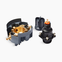 Kohler Rite-Temp Pressure-balancing valve body and cartridge kit with service stops