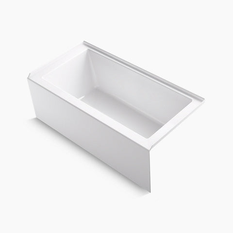 Kohler Underscore 60" x 32" alcove bath with integral apron and integral flange