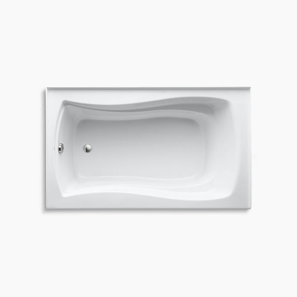 Kohler Mariposa 60" x 36" alcove bath with integral apron and integral flange