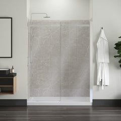 Lagoon® 5/16″ Slow Close Roller Shower Door