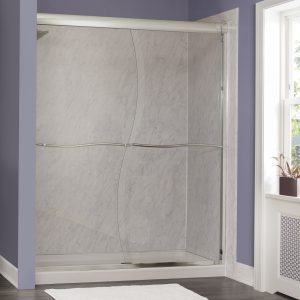 Marina® 3/8″ Frameless S-Cut Sliding Tub & Shower Doors