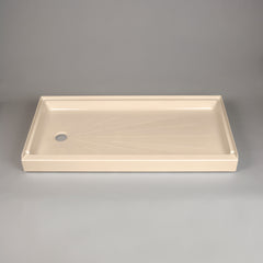 3060LBN 30 x 60 ShowerTub Shower Base - Left Drain - Bone