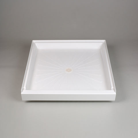 4242M 42 DURABASE Square Shower Base - White