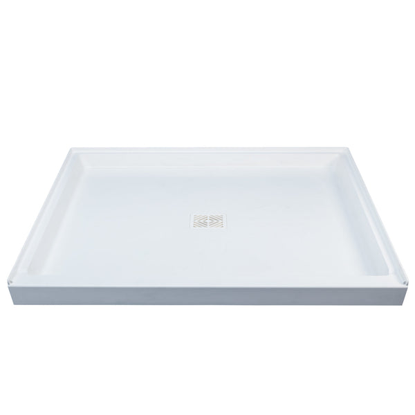 4260M 42 x 60 DURABASE Rectangular Shower Base - White