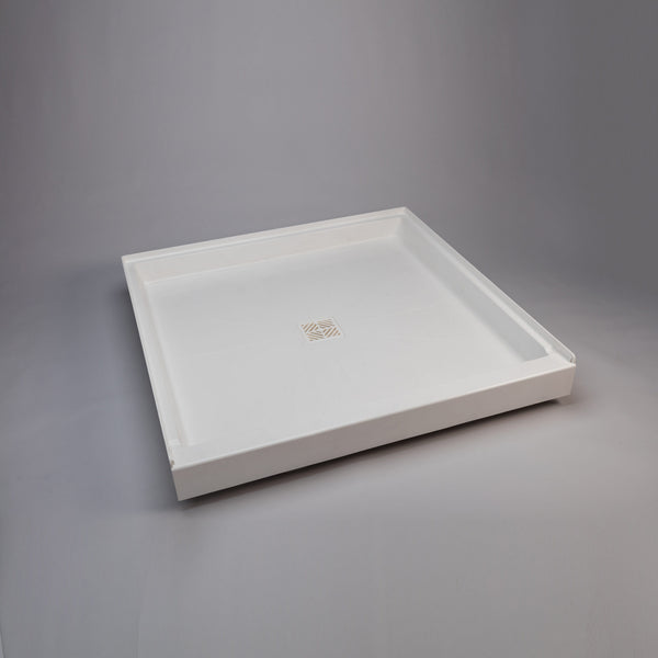 4848M 48 DURABASE Square Shower Base - White