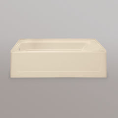 T6030LBN 30 x 60 TOPAZ Fiberglass Bathtub - Left Drain - Bone