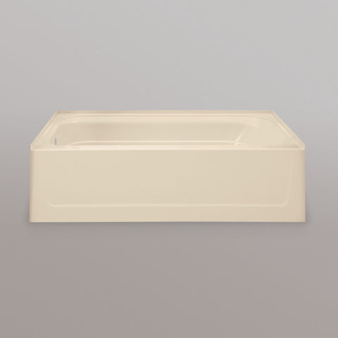 T6030LBT 30 x 60 TOPAZ Fiberglass Bathtub - Left Drain - Biscuit