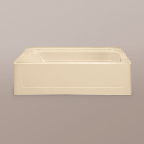 T6030RBN 30 x 60 TOPAZ Fiberglass Bathtub - Right Drain - Bone