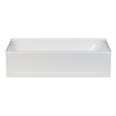 T6032R 32 x 60 TOPAZ Fiberglass Bathtub - Right Drain - White