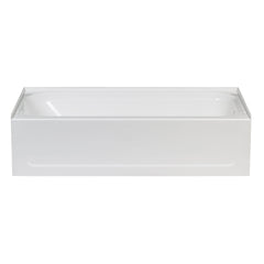 T6032R 32 x 60 TOPAZ Fiberglass Bathtub - Right Drain - White