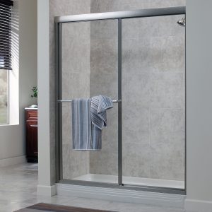 Tides Framed Sliding Shower Doors, 66″ Height