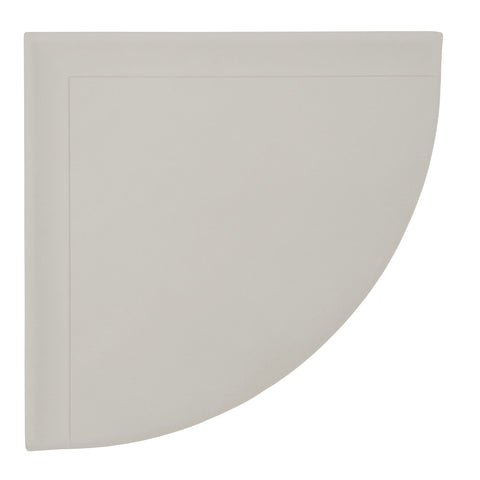 9" Wall Mounted Corner Shelf - Gray Matte