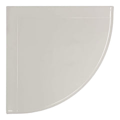 9" Wall Mounted Corner Shelf - Gray Polished