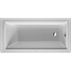 Duravit Architec Alcove Acrylic Soaking Tub with Right Drain