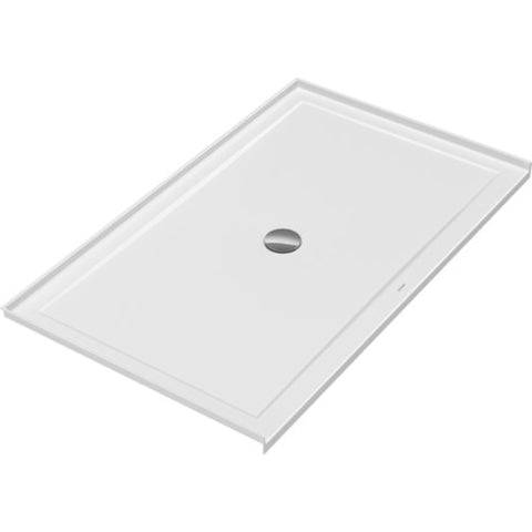 Duravit Architec 48 x 36 Shower Base with Single Threshold and 3-12 Center Drain