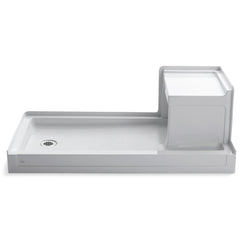 Kohler Tresham 60 x 32 Single Threshold Shower Receptor with Integral Seat and Left Hand Drain