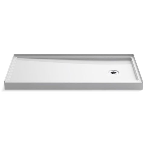 Kohler Rely 60 x 30 Rectangular Shower Base with Single Threshold and Right Drain