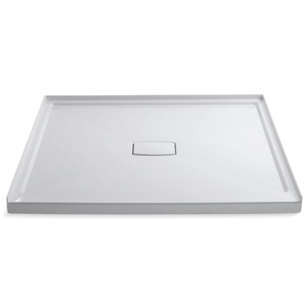 Kohler Archer 60 x 60 Single Threshold Center Drain Shower Base with Removable Drain Cover