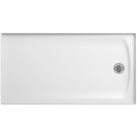 Kohler Ballast 60 x 32 alcove shower base, right drain