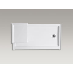 Kohler Tresham 60 x 32 Single Threshold Shower Base with Right Drain and Built-In Seat