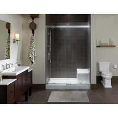 Kohler Tresham 60 x 32 Single Threshold Shower Receptor with Integral Seat and Left Hand Drain