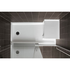 Kohler Tresham 60 x 32 Single Threshold Shower Receptor with Integral Seat and Left Hand Drain