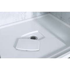 Kohler Archer 48 x 36 Single Threshold Center Drain Shower Base with Removable Cover