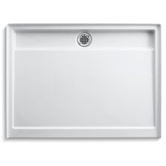 Kohler Groove 48 x 36 alcove shower base, rear center drain