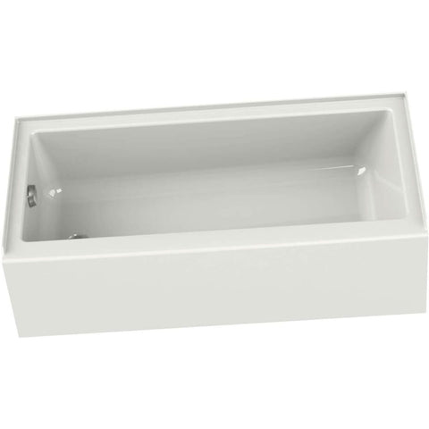 Maax Rubix Access 60 Alcove Acrylic Soaking Tub with Left Drain and Overflow