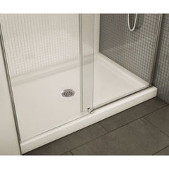 Maax B3Round 47-78 x 31-78 Rectangular Shower Base with Single Threshold and Center Drain