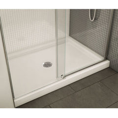 Maax B3Round 47-78 x 33-78 Rectangular Shower Base with Single Threshold and Center Drain