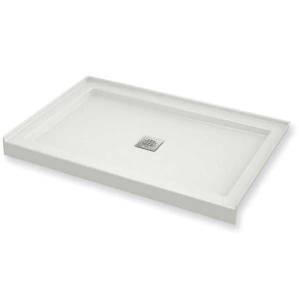 Maax B3Square 47-78 x 31-78 Rectangular Shower Base with Single Threshold and Center Drain