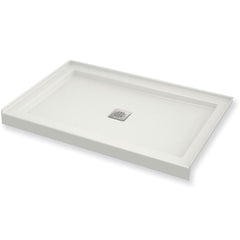 Maax B3Square 47-78 x 33-78 Rectangular Shower Base with Single Threshold and Center Drain